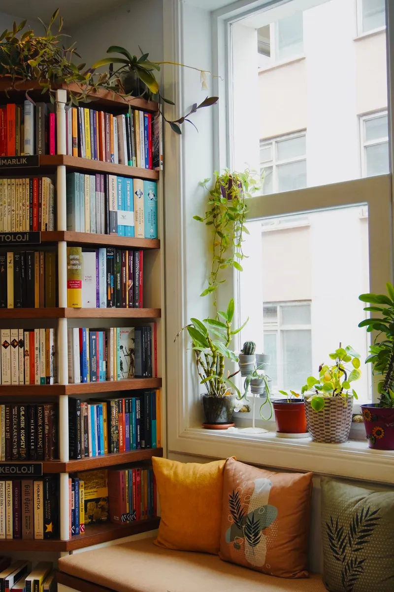 A warm, plant-filled corner at Honey Place Pattaya